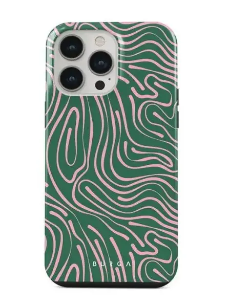 Protectie Spate Burga Dual Layer Hawaiian Breeze pentru Apple iPhone 14 Pro (Multicolor)