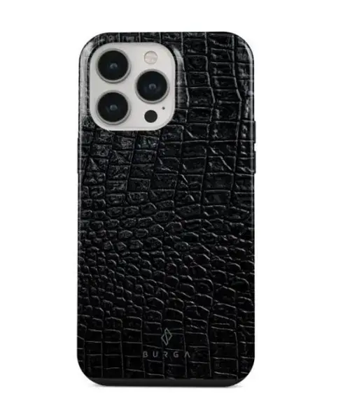 Protectie Spate Burga Dual Layer Reaper's Touch pentru Apple iPhone 14 Pro (Negru)