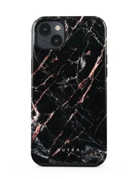 Protectie Spate Burga Dual Layer Rose Gold Marble pentru Apple iPhone 14 Plus (Multicolor)