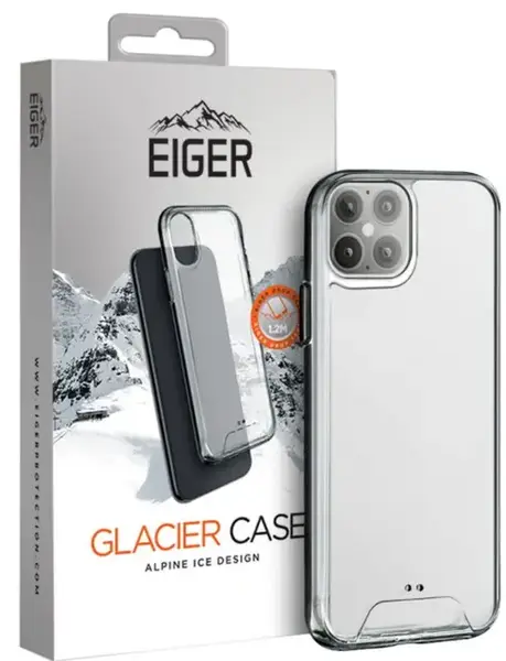 Protectie Spate Eiger Glacier Case EGCA00226 pentru Apple iPhone 12 Pro Max (Transparent)