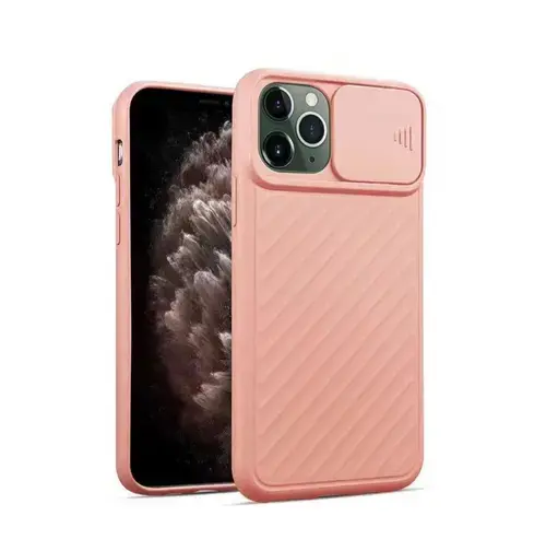 Protectie Spate Just Must Camo JMHCAMOIXIIPMPK pentru Apple iPhone 12 Pro Max (Roz)