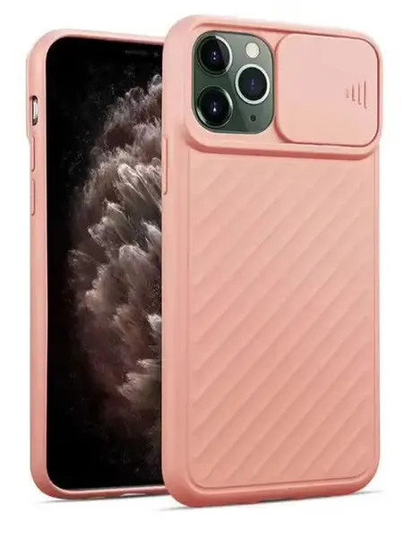 Protectie Spate Just Must Camo JMHCAMOIXIIPPK pentru Apple iPhone 12 / 12 Pro (Roz)