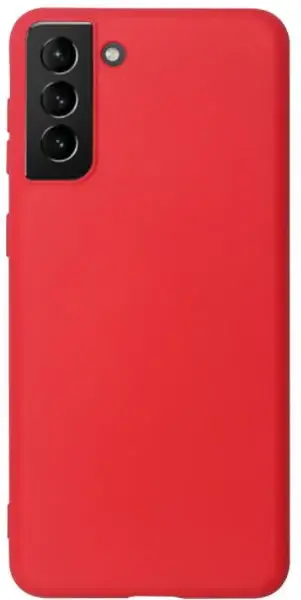 Protectie Spate Just Must Candy JMSILCNDS21R pentru Samsung Galaxy S21 (Rosu)