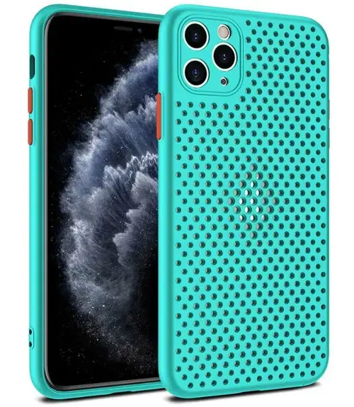Protectie Spate Lemontti Bubble LEMHBIXIIPTZ pentru Apple iPhone 12 / 12 Pro (Turcoaz)