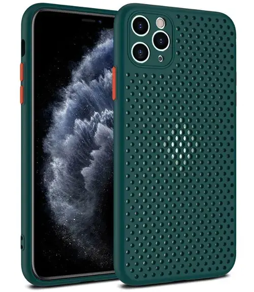 Protectie Spate Lemontti Bubble LEMHBIXIIPV pentru Apple iPhone 12 / 12 Pro (Verde)