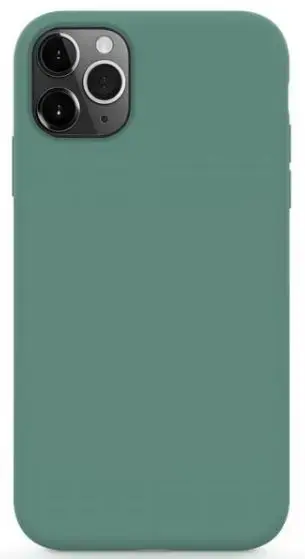 Protectie spate Lemontti Liquid Silicon LEMCLSXIPMFG pentru iPhone 11 Pro Max (Verde)