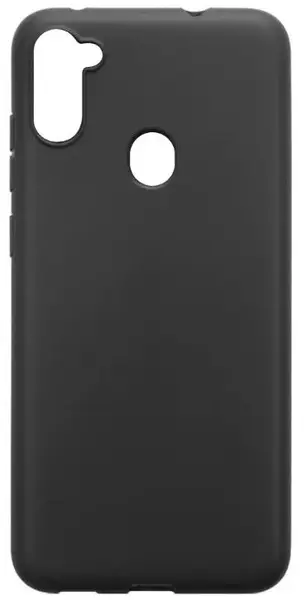 Protectie Spate Lemontti Silky LEMHSSA11N pentru Samsung Galaxy A11 (Negru)