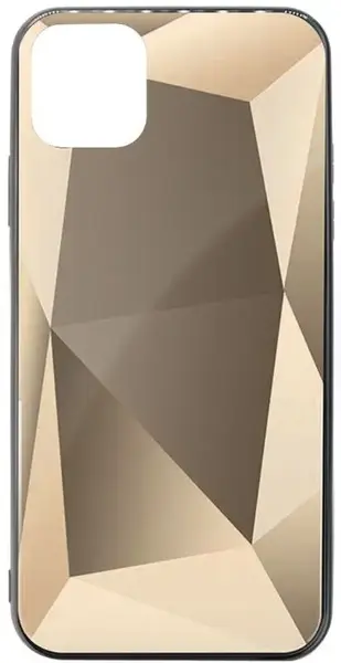 Protectie Spate Meleovo Glass Diamond MLVGDPXIGR pentru iPhone 11 (Gri/Negru)