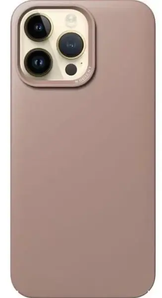 Protectie Spate Nudient Thin MagSafe pentru Apple iPhone 14 Pro Max (Roz)