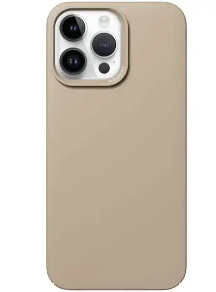 Protectie Spate Nudient Thin pentru Apple iPhone 14 Pro Max (Crem)