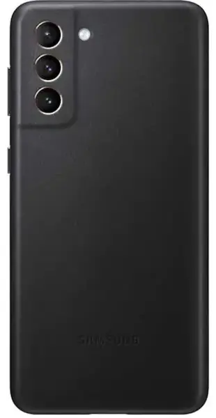 Protectie Spate Samsung Leather Cover EF-VG996LBEGWW pentru Samsung Galaxy S21 Plus (Negru)