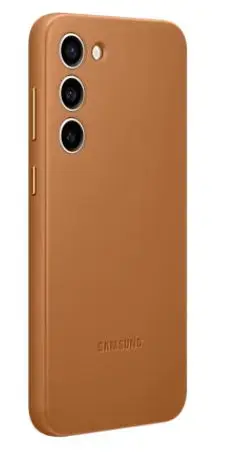 Protectie Spate Samsung Leather EF-VS916LAEGWW pentru Samsung Galaxy S23+ (Maro)