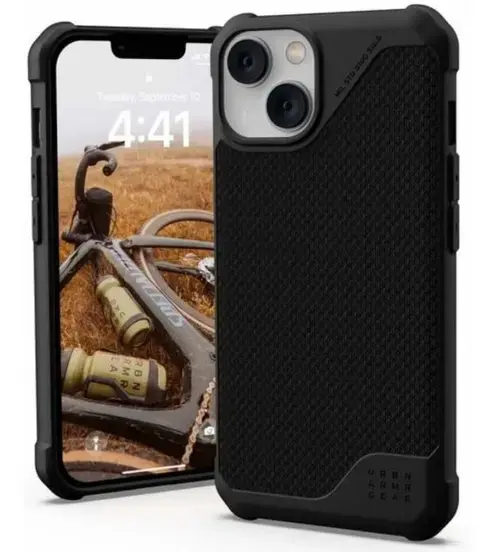 Protectie Spate UAG Metropolis LT Magsafe pentru Apple iPhone 14 Plus (Negru)