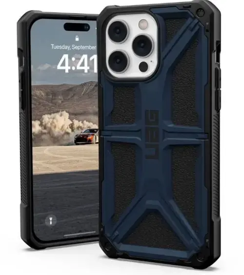 Protectie spate UAG Monarch Mallard pentru Apple iPhone 14 Pro Max, Magsafe (Negru)
