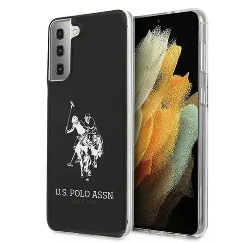 Protectie Spate US Polo Assn. USHCS21STPUHRBK pentru Samsung Galaxy S21 (Negru)