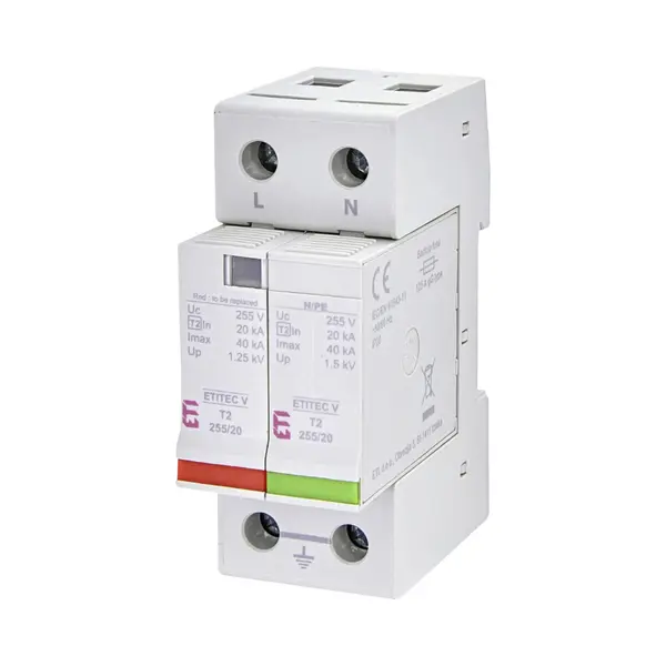 Protectie supratensiune ETITEC V T2 255 20 1+1 - ETI 002442954