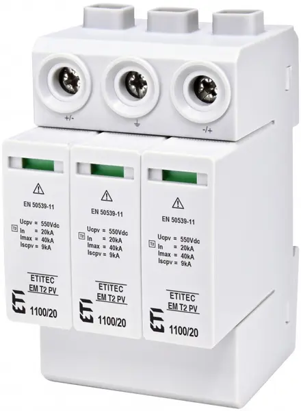 protectie supratensiuni etitec em t2 pv 1100/20 y 002440623