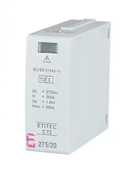 protectie supratensiuni mod. etitec c t2 275/20 002440414