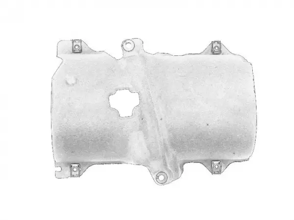 Protectie termica catalizator spate (termic) potrivit CITROEN C2, C3 I, C3 II, C3 PLURIEL, NEMO, NEMO MINIVAN, XSARA; PEUGEOT 1007, 107, 206, 206+, 207, 307, BIPPER, BIPPER TEPEE 1.4D 09.01-