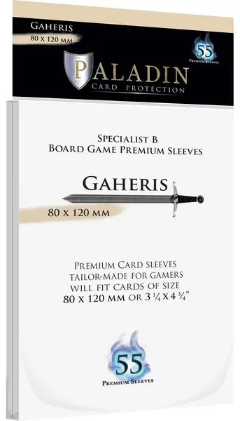 Protecții pentru carduri Paladin Card Protection - Gaheris, Specialist B, 80 х 120 mm (55 buc)