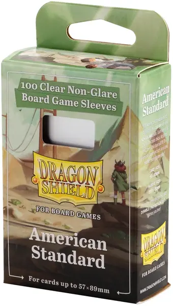 Protecții pentru carduriDragon Shield - American Standard, Clear/Non-Glare, 57 x 89 mm (100 buc)