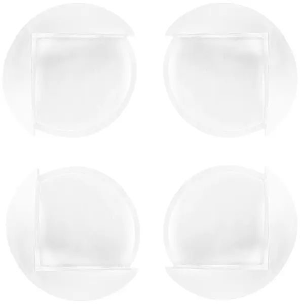 Protecții pentru colțuri Kikka Boo - 4 bucăți mici, rotunde