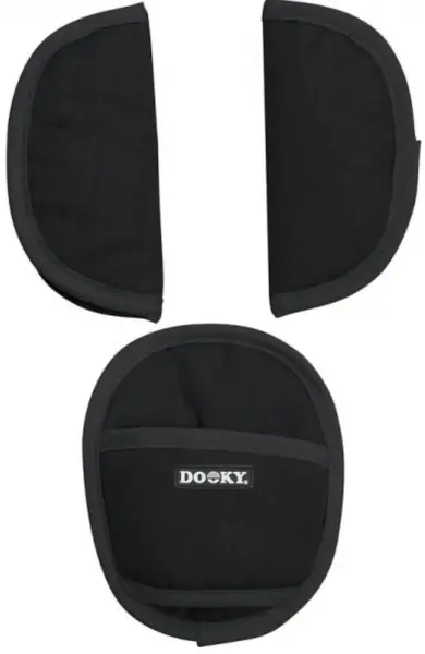 Protectoare pentru scaune si centura auto Dooky - Black