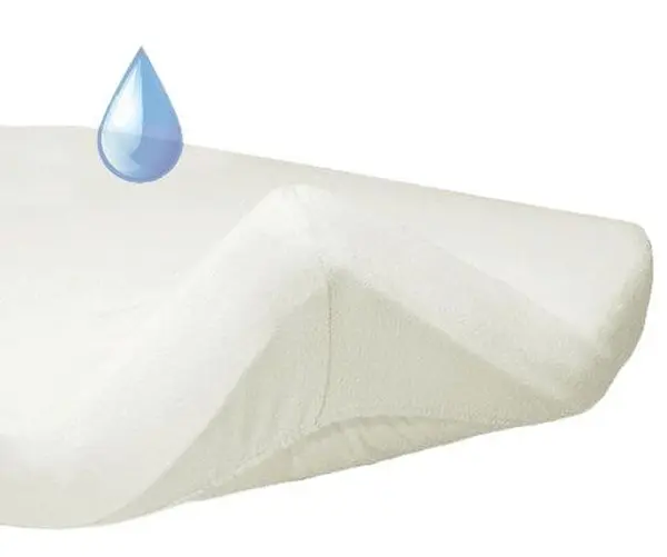Protector de saltea Italbaby - 63 x 125 cm, alb