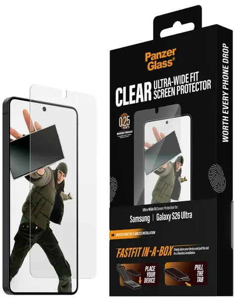 Protector de sticlă PanzerGlass – UWF, Galaxy S26 Ultra