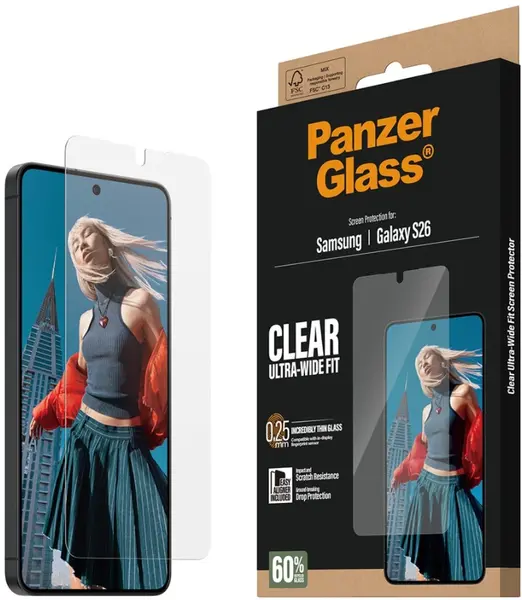 Protector de sticlă PanzerGlass – UWF w. EasyAligner, Galaxy S26