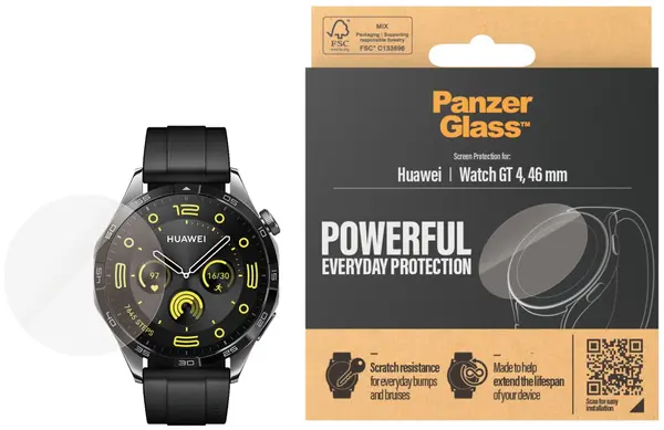 Protector de sticlă pentru ceas PanzerGlass - Huawei GT4, 46 mm
