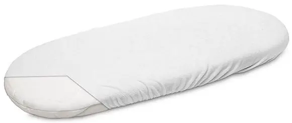 Protector pentru carucior Baby Matex - Jersey, 35 x 75 cm, alb