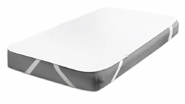Protector pentru saltea Baby Matex - Frotte, 80 x 160 cm, alb