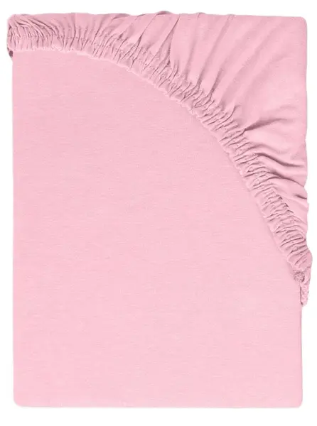 Protector pentru saltea Baby Matex - Jersey, cu elastic, 40 x 90 cm, roz