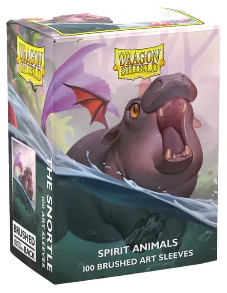 Protectori pentru cărți Dragon Shield - Brushed Art Sleeves Standard Size, Spirit Animals: The Snortle (100 buc.)
