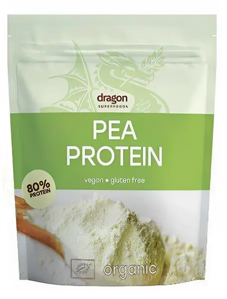 Proteină din mazăre, 80%, 1.5 kg, Dragon Superfoods