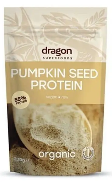 Proteină din semințe de dovleac, 200 g, Dragon Superfoods
