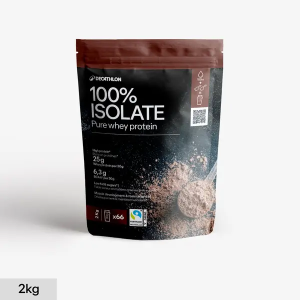 Proteină izolat Pure whey 100% gust de ciocolată 2kg