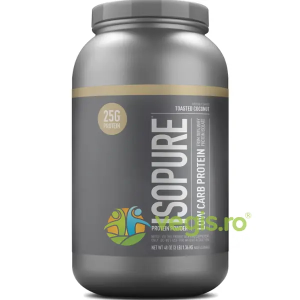 Proteina Izolata din Zer cu Aroma de Nuca de Cocos Prajita 1360g