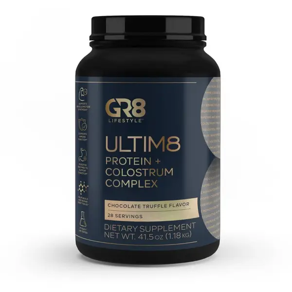 Proteina si Complex cu Colostru cu Aroma de Trufe de Ciocolata 1.18kg