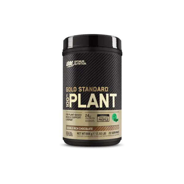 Proteine vegetale Gold Standard 100% Plant cu aroma de ciocolata, 684g, Optimum Nutrition