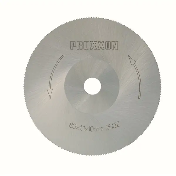 Proxxon Disc din otel HSS, 80mm, 250 dinti, Proxxon 28730