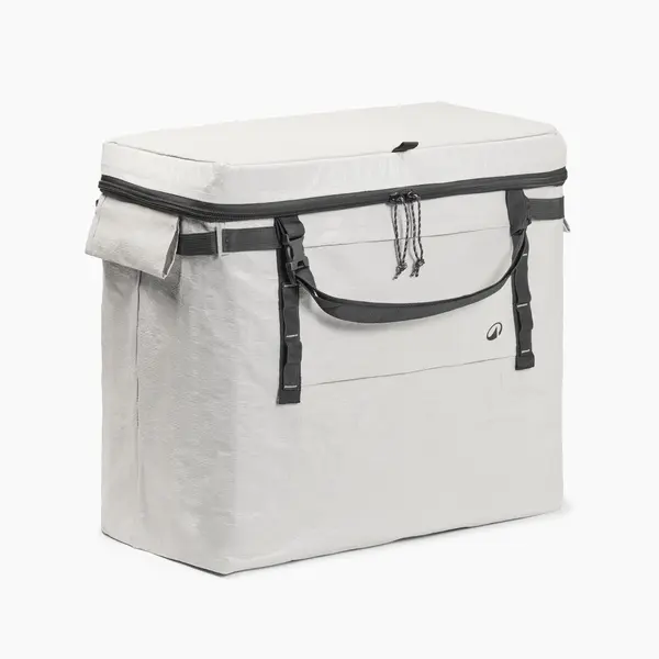 Pubelă de camping, 2 compartiment, modulară de 30-50 L