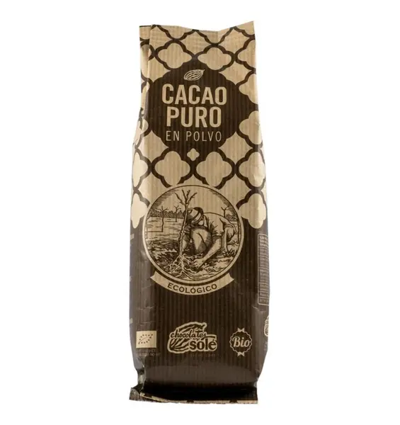Pudra bio de cacao pura, 150 g Chocolates