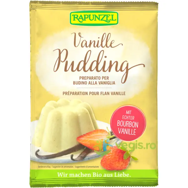 Pudra Budinca de Vanilie Ecologica/Bio 40g