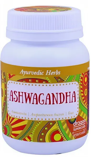 Pudră de Ashwagandha, 90 g, Dragon Superfoods