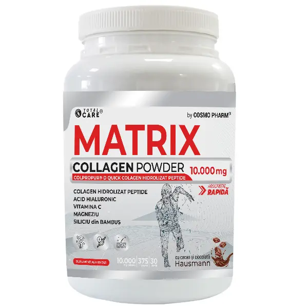 Pudra de colagen Matrix 10000mg, 375g, Cosmopharm