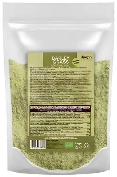 Pudră de germeni de orz, 1 kg, Dragon Superfoods