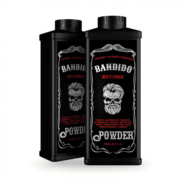 Pudra de talc profesionala, Bandido - 260 GR