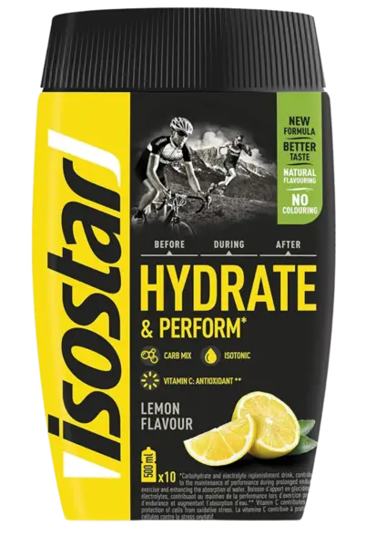 Pudra izotonica Lemon H&P, 400g, Isostar